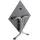 Sieger Klapptisch 80 x 80 x 73 cm graphit/schiefer anthrazit