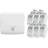 eQ-3 Homematic IP Heizkörperthermostat »SET: Access Point + 10St. heizkörperthermostat«, weiß