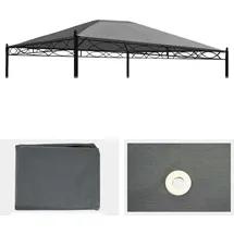 Proregal Ersatzdach für Pavillon Cadiz 1 Stück 3,8 x 2,8 m Grau