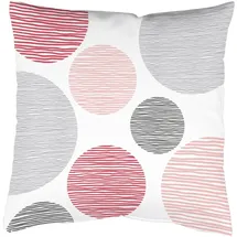 VISION S Kissenbezug Borden 40 x 40 cm Rosa