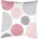 VISION S Kissenbezug Borden 40 x 40 cm Rosa