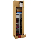VCM Holz Besenschrank Staubsauger Putzschrank Vandol 70 x 40 x 0 cm Braun
