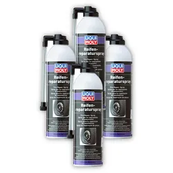 4x 500ml LIQUI MOLY 3343 Reifenreparaturspray Pannenhilfe Reifen-Reparatur-Spray