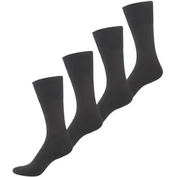 NUR DER Herren Basicsocken Baumwolle Aktiv 4er Pack