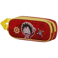 Karactermania One Piece Luffy-3D Doppelfedermäppchen, Rot