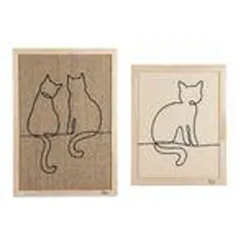 Designed by Lotte Kratzbrett 70 cm braun