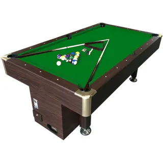 Billardtisch 8 ft Billard Billard-Spiel mit elektronischen Münze - Zeus - verpackt verfügbar! 220 x 110 cm