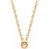 LEONARDO Damen, Kette mit Anhänger, Edelstahl, gold