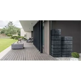 Prosperplast Tower Stone Regentonne 350 l anthrazit