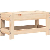 vidaXL Gartenhocker 62x30x32 cm Massivholz braun