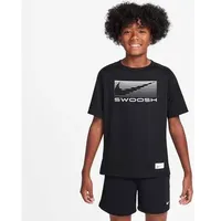 Nike Kinder Hemd B NK DF MULTI SS TOP GX LOVE, Größe L in Schwarz BLACK/BLACK