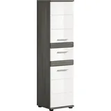 WELLTIME Hochschrank LUCCA 35 x 31 x 137 cm Weiß