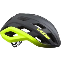 LAZER Fahrradhelm Strada KinetiCore, Matte Dark Grey Flash Yellow 55-59 CM