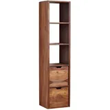Wohnling Wandregal 35 x 150 x 30 cm Braun
