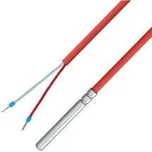 iOVEO 036HS05202 - NTC 10KOHM Temperaturfühler / Kabelfühler / Solarfühler / Temperatursensor mit Silikon-Leitung bis 200°C, NTC , 2 Meter