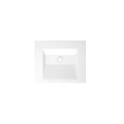 Bette BetteAqua Einbau-Waschtisch A070-000HLW1,PW 60x49,5cm, HLW1,PW, weiß