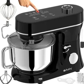 ruhhy 25726 Küchenmaschine 6,2 l, 2000 W, mit Heizfunktion, schwarz