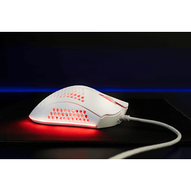 ISY Honeycomb RGB Gaming Maus, Weiß
