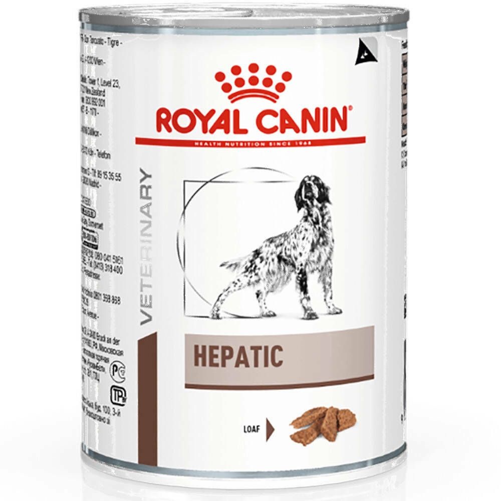 ROYAL CANIN® HEPATIC Nourriture humide 12x420 g Cane