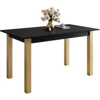 lookway Arton Gold 80 x 77 x 140 cm schwarz
