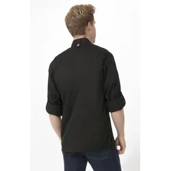 Chef Works® HARTFORD Kochjacke der Essential & Urban Collection - COOL VENTTM, Reißverschluß, Schwarz Gr. XS