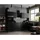 Respekta Winkelküche L-Form 280 x 172 cm Grau Schwarz