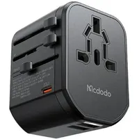 Mcdodo Universal-Wandladegerät EU/US/AU/UK CP-3471, PD 20W (schwarz)
