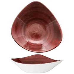 Churchill 12 x Schale dreieckig 23,5cm STONECAST PATINA Red Rust