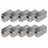 Digitus DN-93901 – RJ45 Kupplung Cat 5e – 10 Stück – LAN Kabel Verlängerung – Cat5e Netzwerkkabel Verbinder – PoE Kompatibel – Modulare Kupplung – Für Switch, DSL, Modem, Router, PC – Silber