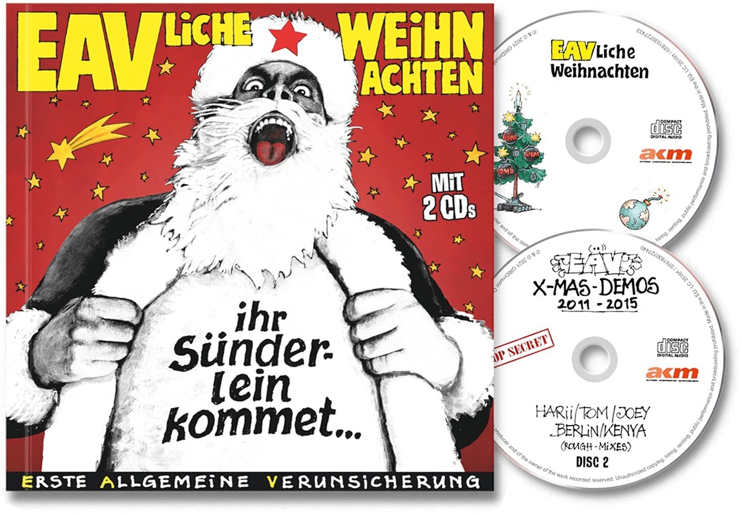 EAVliche Weihnachten - Ihr Sünderlein kommet (2 CDs + 40-seitiges Buch) - Erste Allgemeine Verunsicherung. (CD)