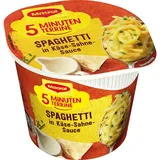 MAGGI 5 Minuten Terrine Spaghetti in Käse-Sahne-Sauce 62G