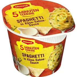 MAGGI 5 Minuten Terrine Spaghetti in Käse-Sahne-Sauce 62G