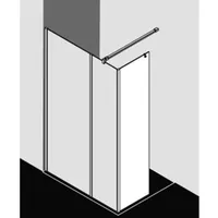 Kermi XBFFW06020VYK 61,7x200cm, silber hochglanz, ESG SR Opaco Clean,