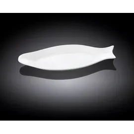 wilmax england Wilmax Fischplatte 46 cm aus Porzellan Weiß, WL-992009/A - Weiß