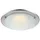 GLOBO 12 Watt LED Deckenleuchte Deckenlampe Esszimmer Beleuchtung Nickel Glas
