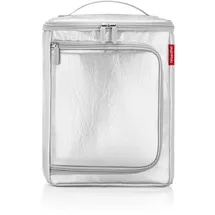 Reisenthel coolerbox Silver Crackle - Rundum flexibel, praktische Kühltasche mit Zwei Öffnungen
