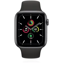 Apple Watch SE GPS+Cellular 40mm Aluminium Space Grau Sportband Schwarz*