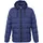 Cipo & Baxx "Jacke", Herren, Gr. M, blau, Stoff, 100% Polyester, unifarben, regular fit normal, Jacken Winterjacke, im Steppdesign
