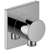 Keuco IXMO Schlauchanschluss, Rosettenform eckig, 59547060002, Farbe: Edelstahl-finish