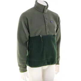 Patagonia Retro Pile 1/2 Snap Fleece Herren Sweater-Oliv-Dunkelgrün-L