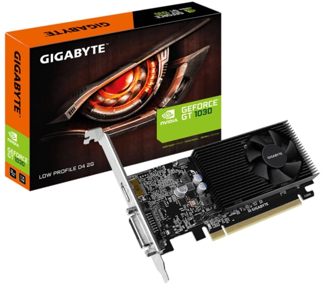 Gigabyte GV-N1030D4-2GL Graphics Card NVIDIA GeForce GT 1030 2 GB GDDR4