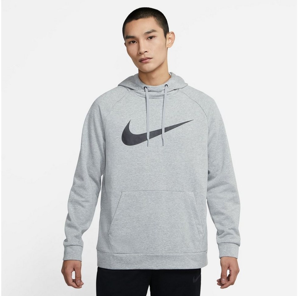 Nike Kapuzensweatshirt DRI-FIT MEN'S PULLOVER TRAINING HOODIE grau XL