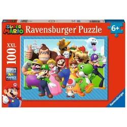 Ravensburger Kinderpuzzle 12001074 - Los geht's! - 100 Teile XXL Super Mario Puzzle für Kinder ab 6 Jahren