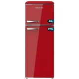 Cecotec - Retro 2D Origin Red Mini-Kühlschrank, Fassungsvermögen of 85L, Klasse e, led innen.