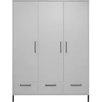 Mäusbacher Kleiderschrank Olaf 148 x 195 cm Holzwerkstoff Kreidegrau matt lack