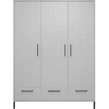 Mäusbacher Kleiderschrank Olaf 148 x 195 cm Holzwerkstoff Kreidegrau matt lack