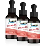 Increase Nimm 3, zahl 2 Aktion Liposomale Vitamin B12 Tropfen hochdosiert - 5000μg pro Tagesdosis in 3 Flaschen) - Keto MCT Öl C8 & C10