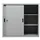 Gürkan Aktenschrank 120 x 45 x 109 cm grau