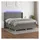 vidaXL Boxspringbett 180 x 200 cm Dunkelgrau