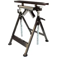 Lemodo Arbeitsbock Stahl 83–129 cm schwarz höhenverstellbar
